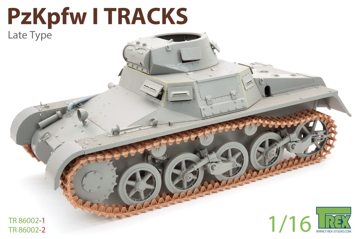 T-Rex Studio TR86002-1 PzKpfw I Tracks Late Type for Ausf.A only 1/16 – zdjęcie 3