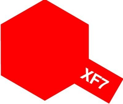 Tamiya XF7 Flat Red (81707) Acrylic paint 10ml – zdjęcie 2