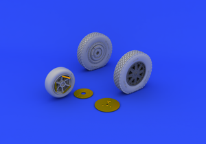 Eduard 632073 P-39 wheels late KITTY HAWK 1/32 – zdjęcie 2