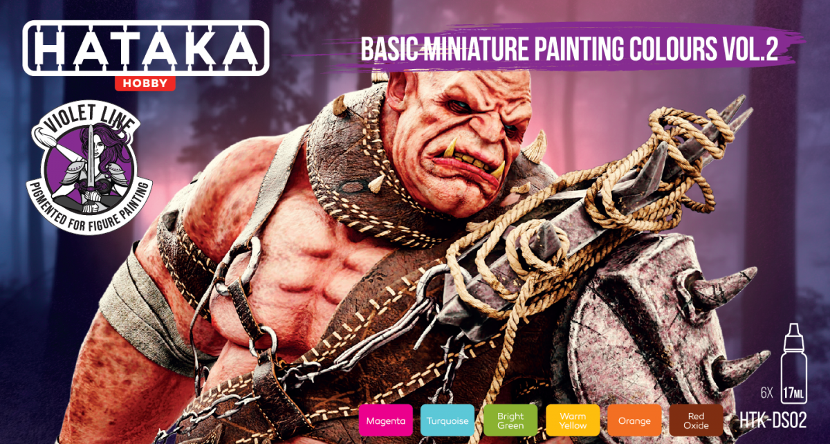 Hataka HTK-DS02 Basic Miniature Painting Colours vol. 2 – zdjęcie 3
