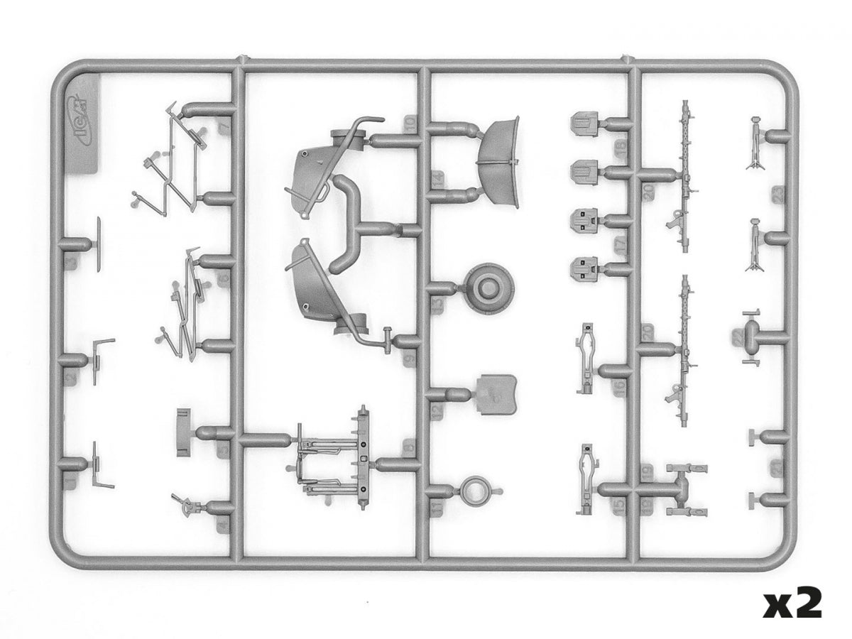 ICM DS3526 Wehrmacht Self-propelled AA vehicles 1/35 – zdjęcie 17