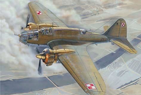 Mirage Hobby 481301 Łoś PZL 37A bomber 1/48