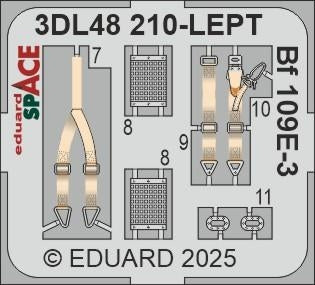 Eduard 3DL48210 Bf 109E-3 SPACE Hobby Boss 1/48 – Bild 4