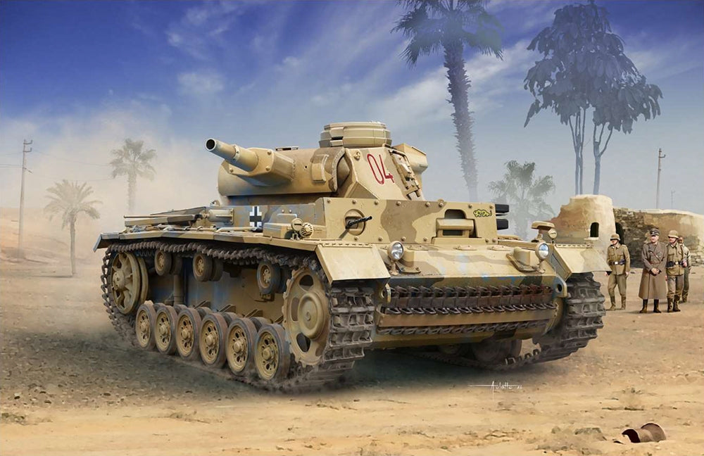 Academy 13567 German Panzer III Ausf. N "Afrika Korps" Medium Tank 1/35