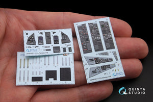 Quinta Studio QD48169 F-117A 3D-Printed &amp;amp; coloured Interior on decal paper (for Tamiya kit) 1/48 – zdjęcie 2