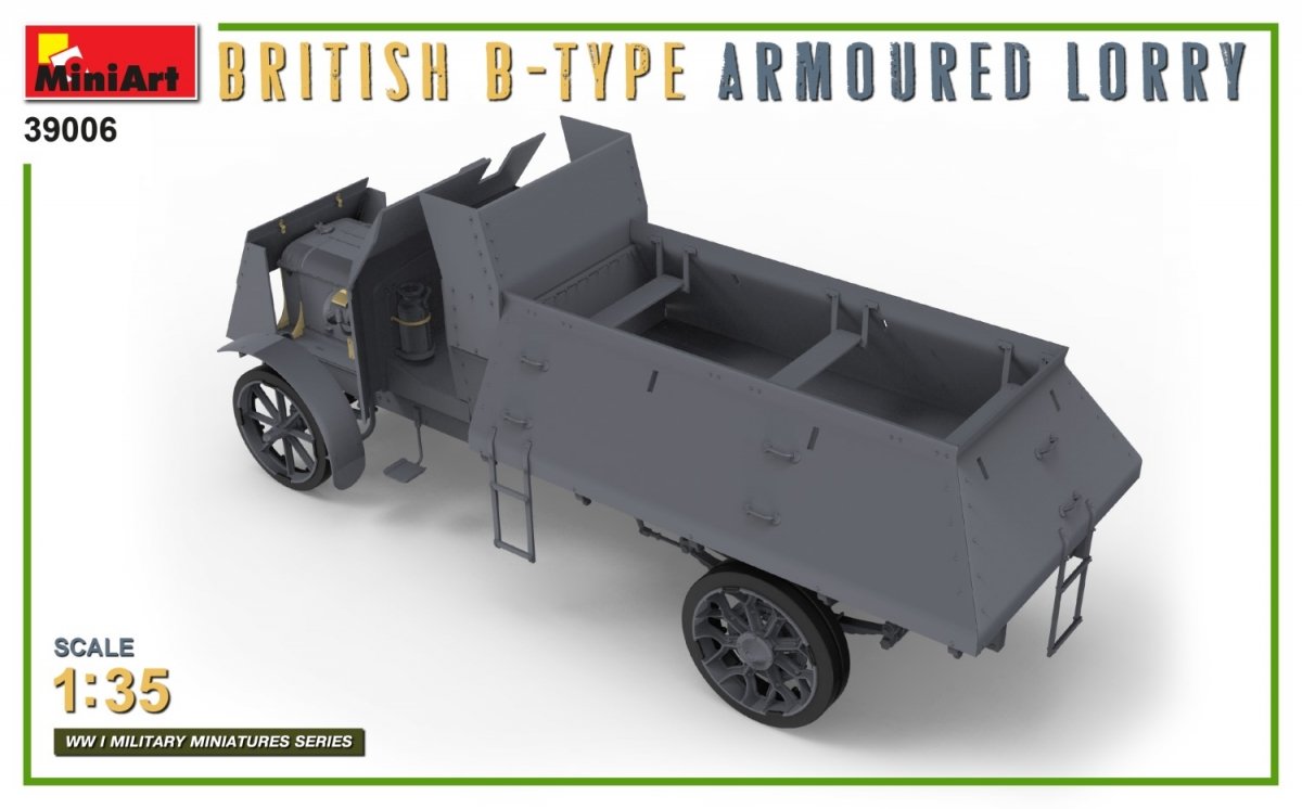 Miniart 39006 BRITISH B-TYPE ARMOURED LORRY 1/35 – Bild 6