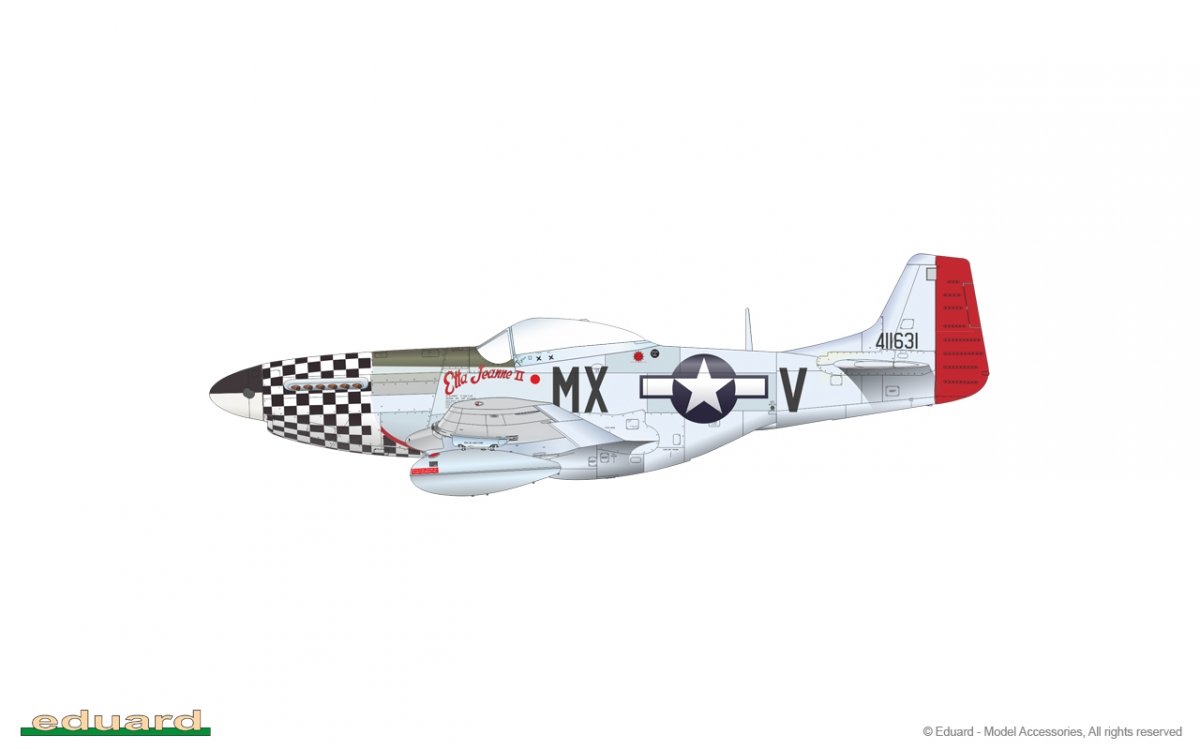 Eduard 82105 P-51K Mustang 1/48 – zdjęcie 9