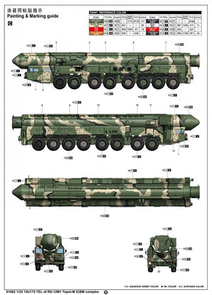 Trumpeter 01082 15U175 TEL of RS-12M1 Topol-M ICBM complex 1/35 – zdjęcie 26