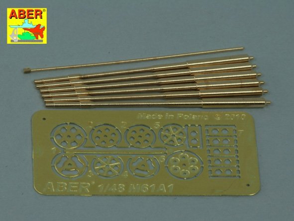 Aber A48 050 Set of barrels for 20 mm gun M61A1used in modern US Force aircrafts 1/48 – zdjęcie 9