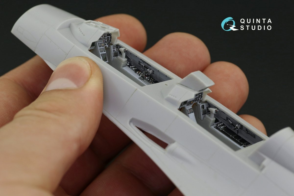 Quinta Studio QD48221 F-16B 3D-Printed &amp;amp; coloured Interior on decal paper (Hasegawa) 1/48 – zdjęcie 4