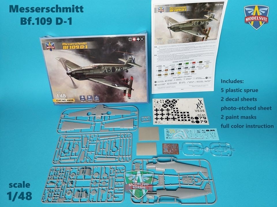Modelsvit 4806 Messerschmitt Bf.109 D-1 1/48 – Bild 6
