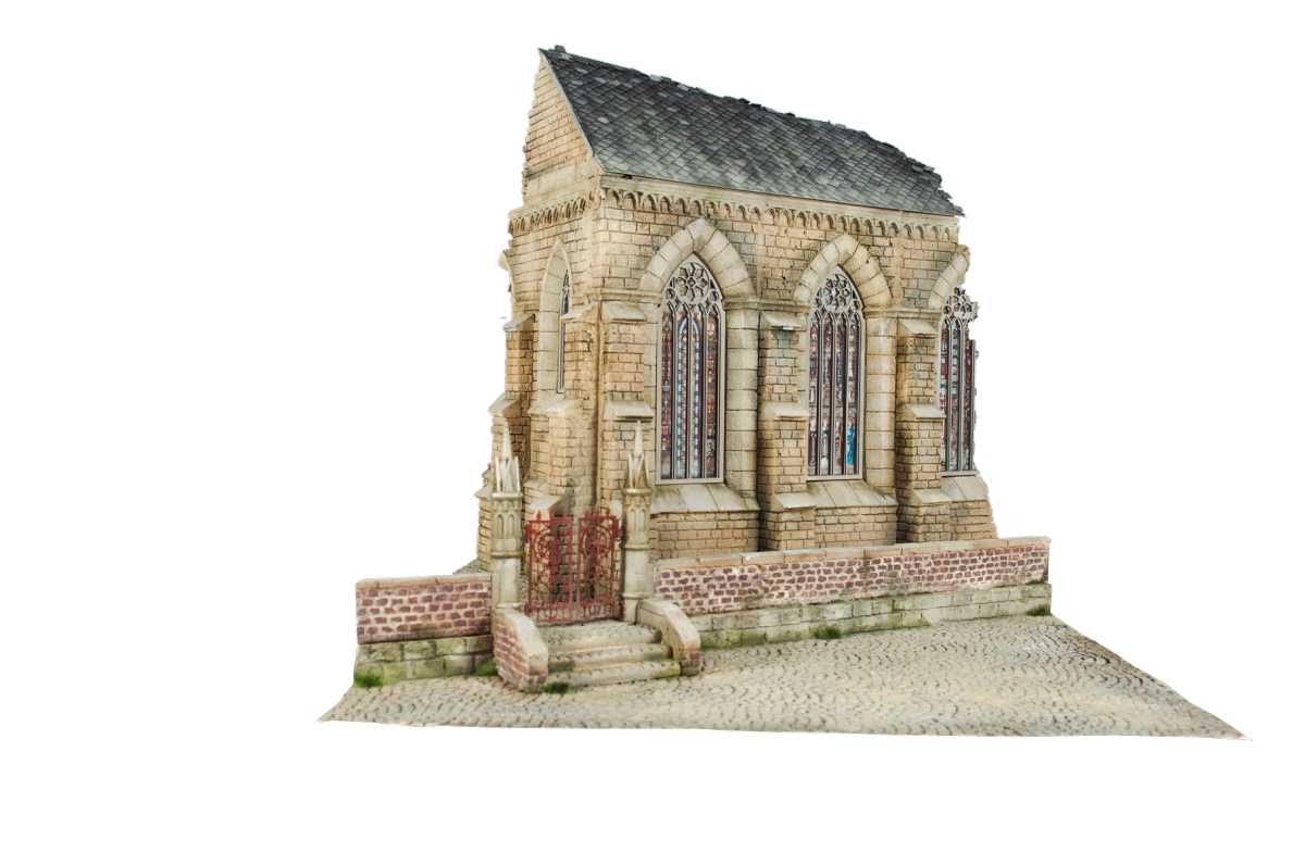 RT-Diorama 35040 Diorama Base: Church Courtyard 1/35 – image 3