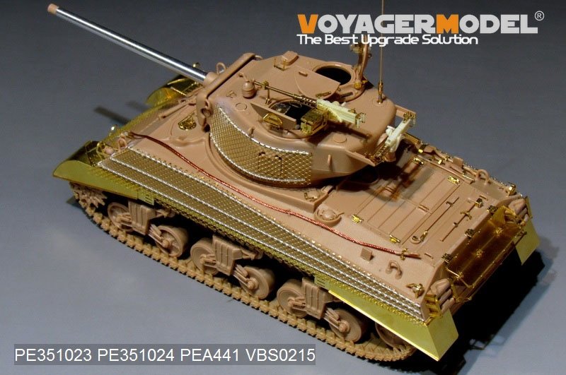Voyager Model PE351023 WWII US M4A3 (76) w Mid Tank Basic For MENG TS-043 1/35 – zdjęcie 5