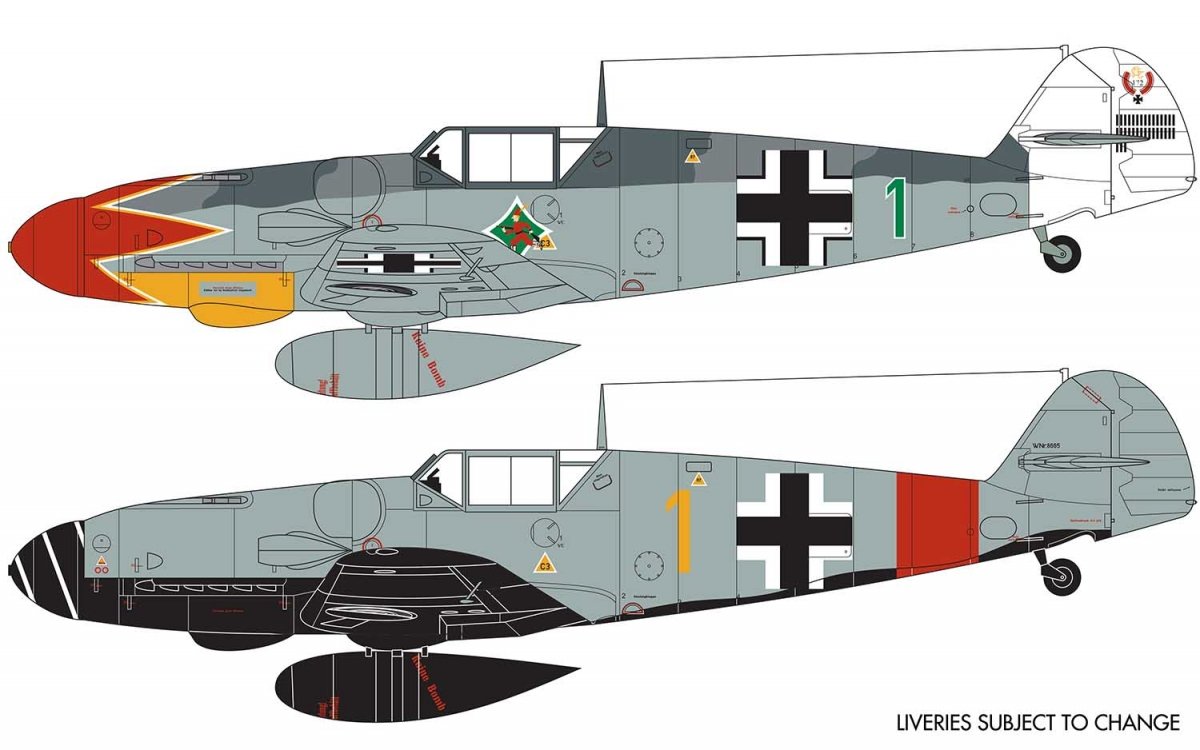 Airfix 02029B Messerschmitt Bf109G-6 1/72 – zdjęcie 2