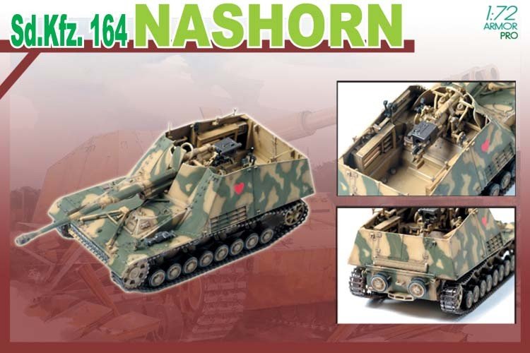 Dragon 7292 Sd.Kfz.164 Nashorn 1/72 – zdjęcie 2
