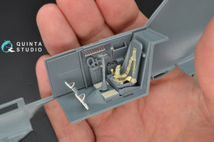 Quinta Studio QD32049 Bf 109E-4 3D-Printed &amp;amp; colored Interior on decal paper (for Eduard kit) 1/32 – image 8