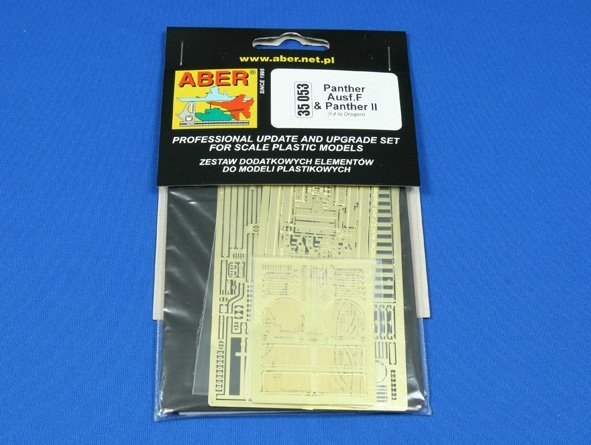 Aber 35053 Panther Ausf.F and Panther II (DRA) 1/35 – zdjęcie 3