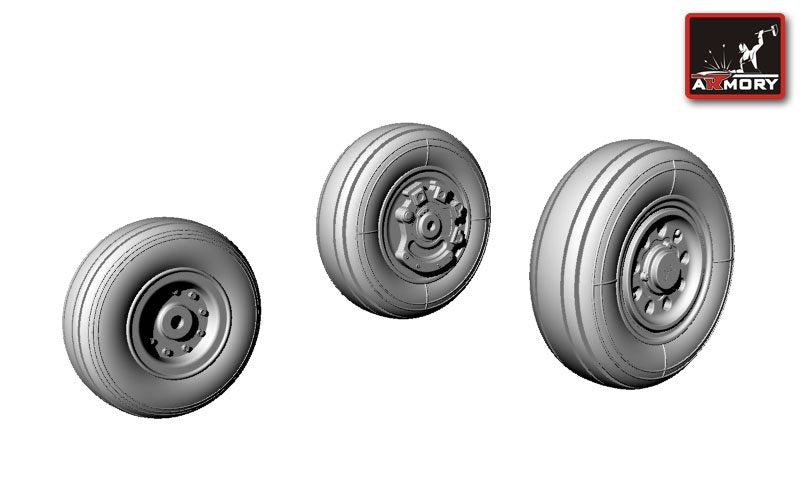 Armory Models AW48303 F-35B Lightning-II wheels 1/48 – image 2