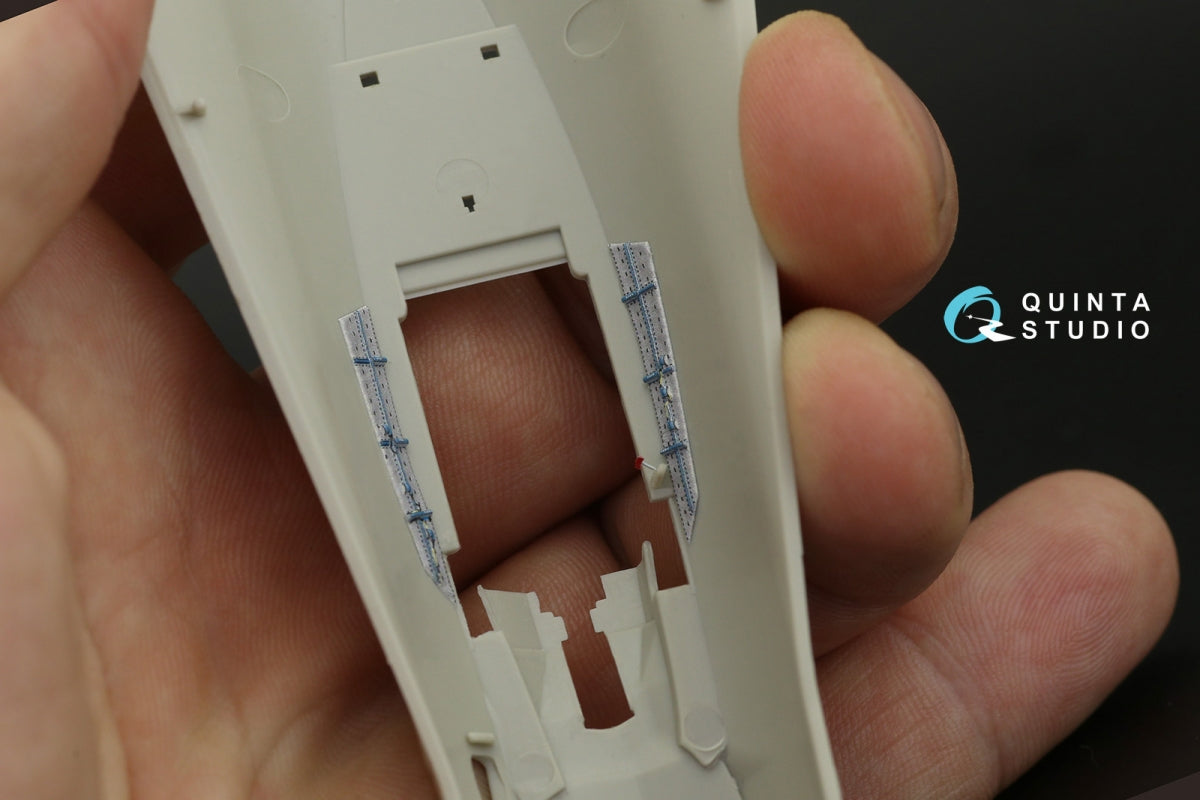 Quinta Studio QD48234 Su-35S 3D-Printed &amp;amp; colored Interior on decal paper (KittyHawk) 1/48 – image 15