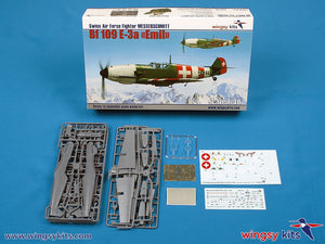 Wingsy Kits D5-12 Swiss Air Force Fighter MESSERSCHMITT Bf 109 E-3a 1/48 – immagine 2