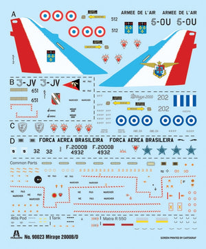 Italeri 90023 Dassault Mirage 2000 B/D 1/72 – image 3