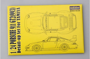 Hobby Design HD02-0240 Photoetch Detail-Up Set for Porsche 911 GT2 (993) Tamiya 1/24