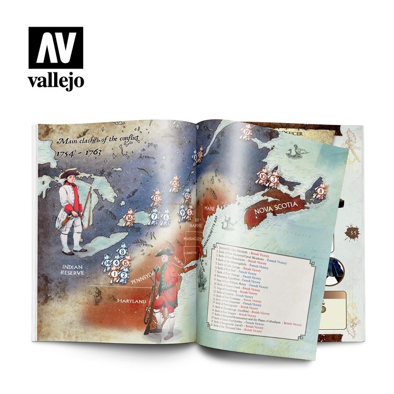 Vallejo 75044 Painting War: French and Indian War EN – zdjęcie 4