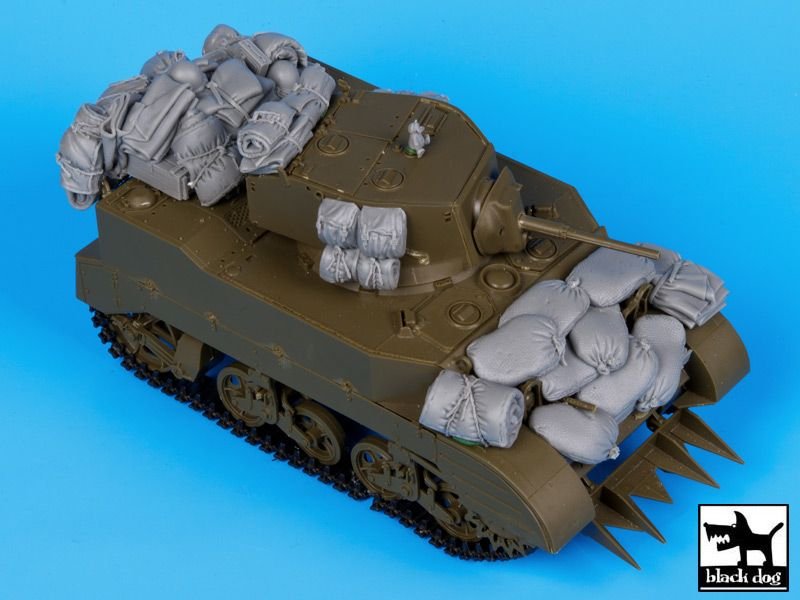Black Dog T35056 M5A1 accessories set 1/35 – zdjęcie 4