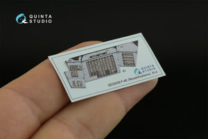 Quinta Studio QD32039 F-4E 3D-Printed &amp;amp; colored Interior on decal paper (Revell) 1/32 – image 12