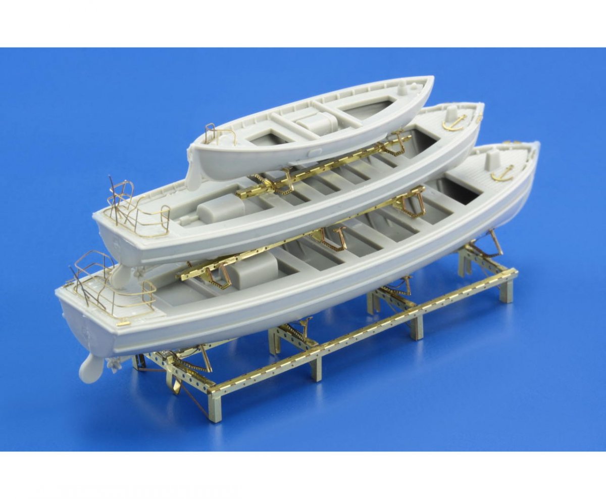 Eduard 53104 USS Arizona part 3 - life boats TRUMPETER 1/200 – image 2