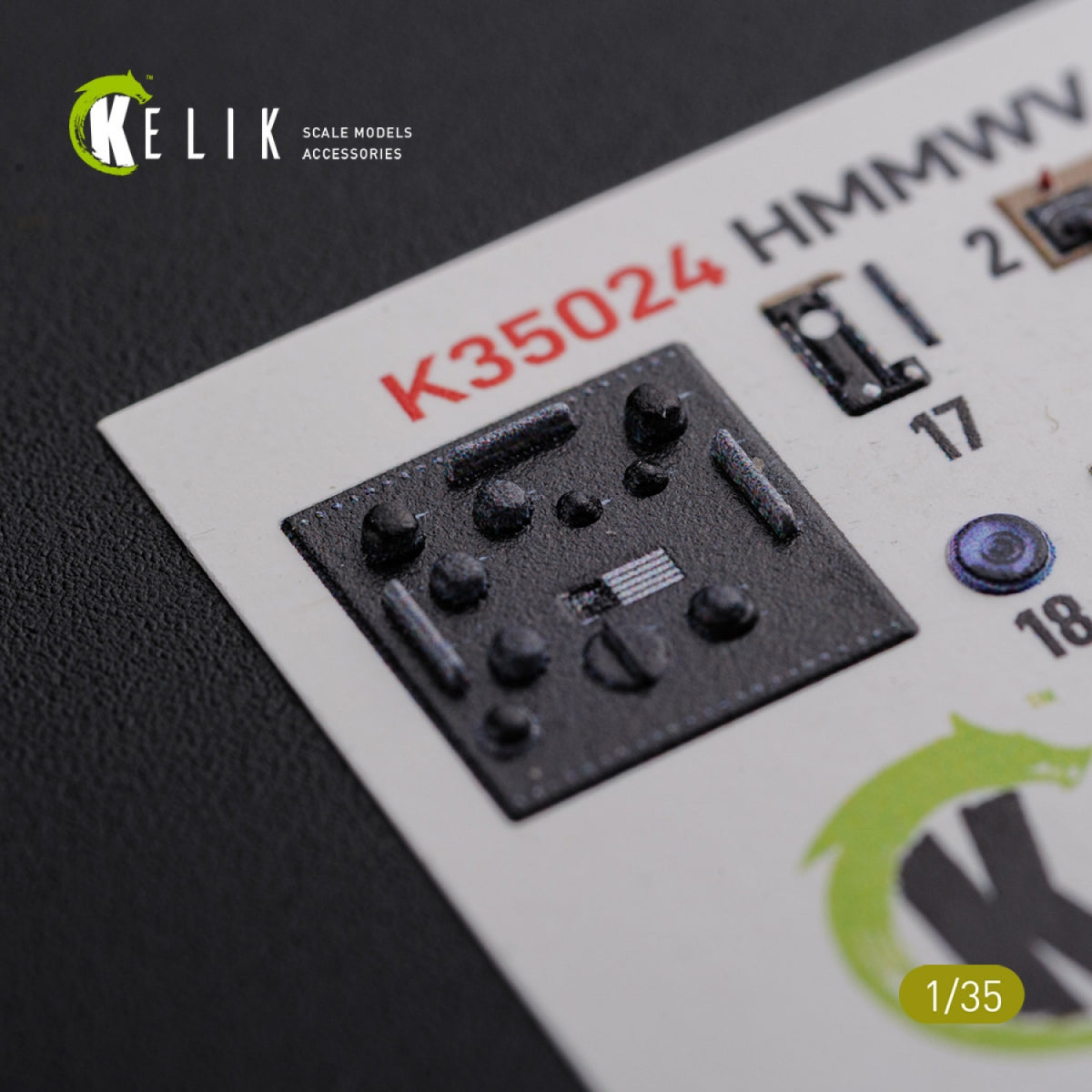 KELIK K35024 HUMVEE HMMWV M1036 with TOW Desert version Interior 3D Decal for Italeri kit 1/35 – zdjęcie 8