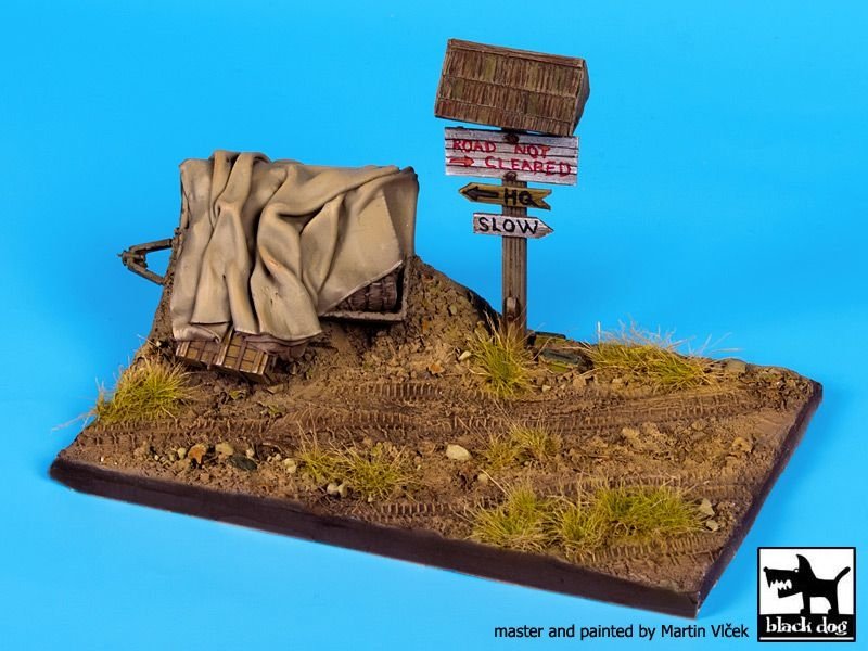 Black Dog D35063 Road with trailer base 1/35 – image 5