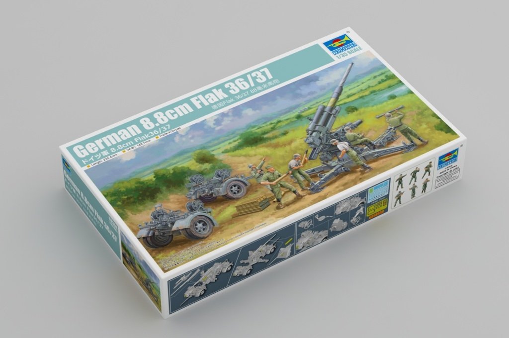 Trumpeter 02359 German 8.8cm Flak 36/37 1/35 – zdjęcie 2