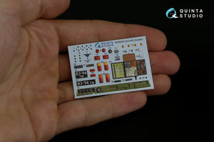 Quinta Studio QD35040 UAZ-452 3D-Printed &amp;amp; coloured Interior on decal paper (Zvezda) 1/35 – zdjęcie 9