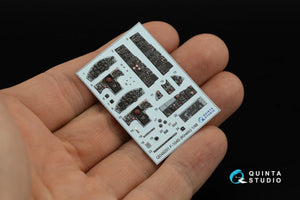 Quinta Studio QD48201 F-104S 3D-Printed &amp;amp; coloured Interior on decal paper (Kinetic) 1/48 – zdjęcie 5