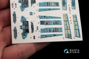 Quinta Studio QD48047 Su-30MKK 3D-Printed &amp;amp; colored Interior on decal paper (for HobbyBoss kit) 1/48 – image 4