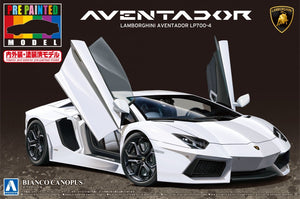 Aoshima 01139 LAMBORGHINI AVENTADOR LP700-4 WHITE PEARL 1/24