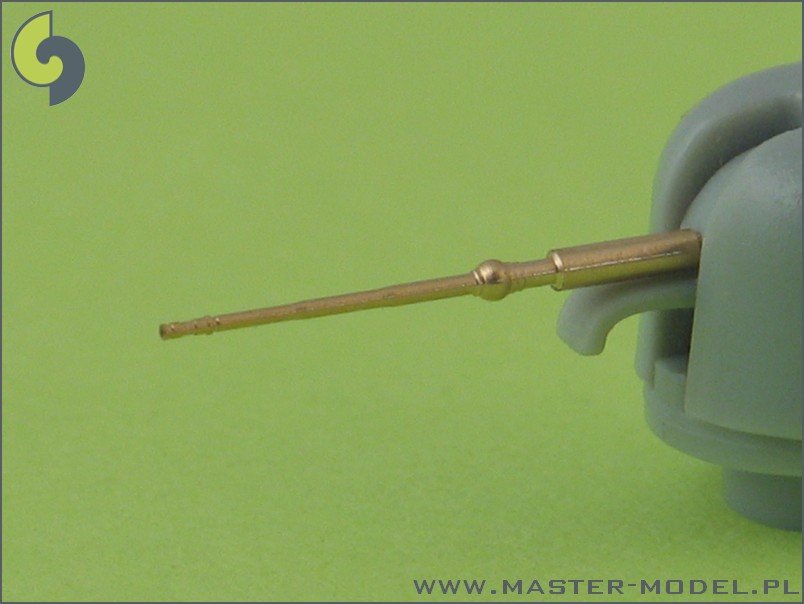 Master SM-350-035 OTO-Melara 76 mm/62 (3&amp;quot;) gun barrels (2pcs) – immagine 2