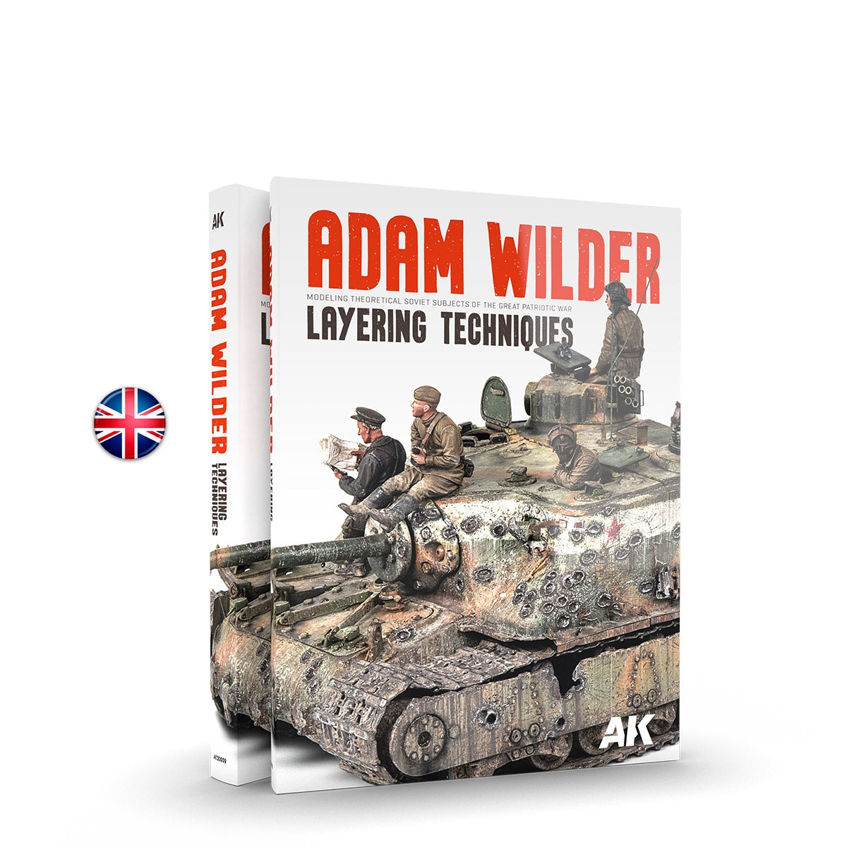 AK Interactive AK130009 ADAM WILDER – MODELING THEORETICAL SOVIET SUBJECTS OF THE GREAT PATRIOTIC WAR – LAYERING TECHNIQUES (English)