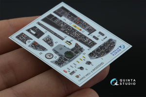 Quinta Studio QDS-32246 F-104A 3D-Printed &amp;amp; colored Interior on decal paper (Italeri) (Small version) 1/32 – image 2
