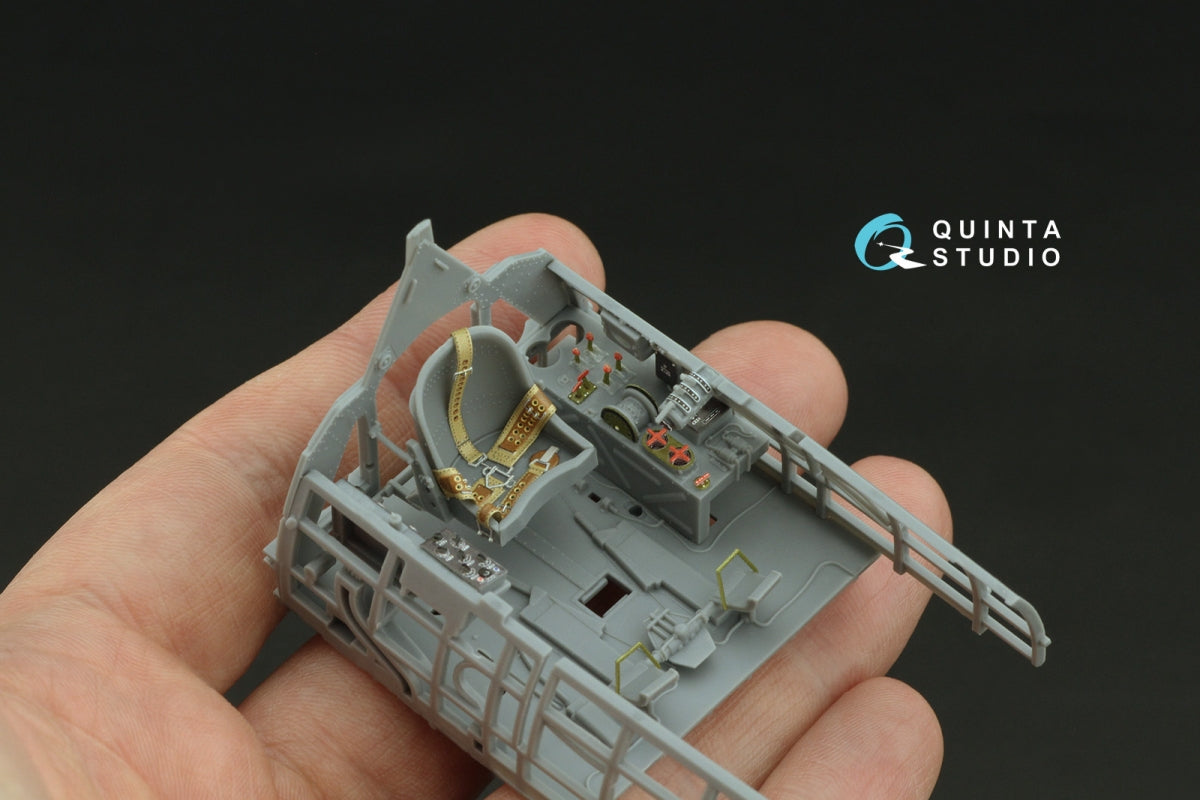 Quinta Studio QD32240 Mitsubishi J2M3 Raiden 3D-Printed &amp;amp; colored Interior on decal paper (Zoukei Mura) 1/32 – image 10