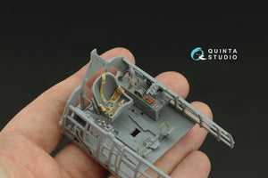 Quinta Studio QD32240 Mitsubishi J2M3 Raiden 3D-Printed &amp;amp; colored Interior on decal paper (Zoukei Mura) 1/32 – image 10