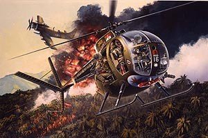 Dragon 3310 OH-6A Cayuse with Crew 1/35
