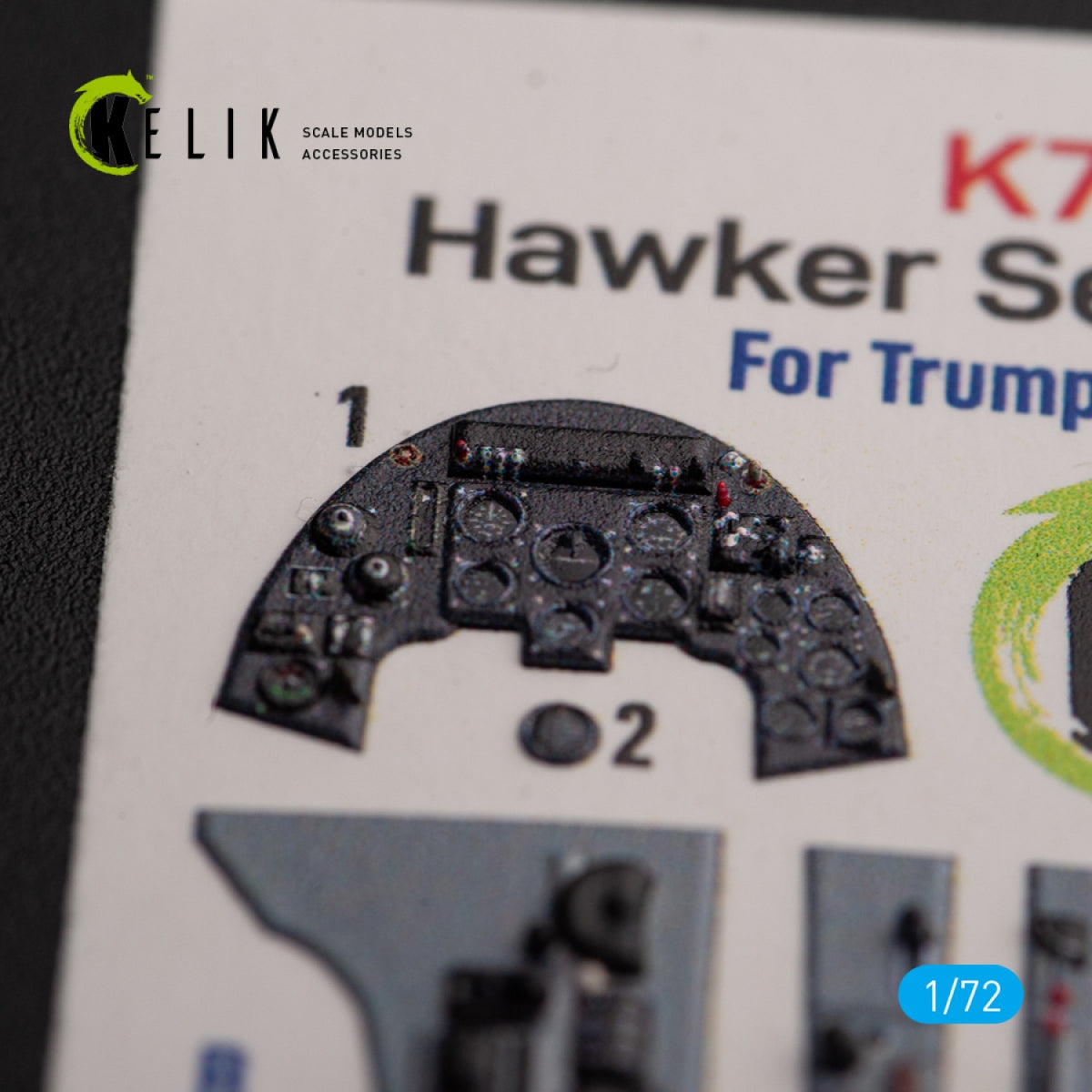 KELIK K72153 Hawker Sea Fury FB.11 - décalcomanies 3D intérieures pour maquette Trumpeter au 1/72 – image 2