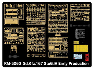 Rye Field Model 5060 Sd.Kfz.167 StuG.IV Early Production w/workable track links 1/35 – image 3