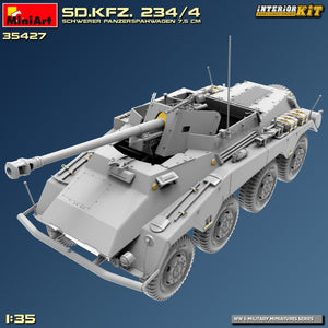 MiniArt 35427 Sd.Kfz. 234/4 SCHWERER PANZERSPÄHWAGEN 7,5 cm. INTERIOR KIT 1/35 – zdjęcie 13