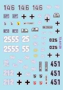 Star Decals 72-A1129 Windhund # 1. 116. Pz Division Windhund 1/72 – zdjęcie 3