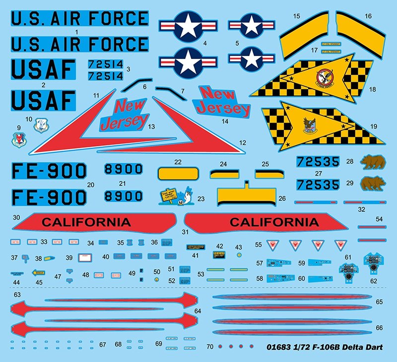 Trumpeter 01683 US F-106B Delta Dart 1/72 – image 3