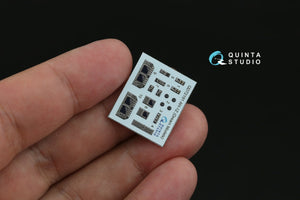 Quinta Studio QD+72191 AH-1Z 3D-Printed &amp; coloured Interior on decal paper (Dream Model) 1/72