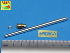 Aber 35L-137 U.S 76 mm M1A2 barrel with muzzle brake for Sherman M4 &amp;amp; M-18 Hellcat 1/35 – immagine 2